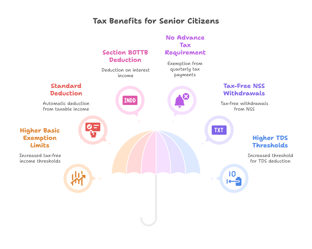 Special Tax Benefits Available for Senior Citizens - visual selection